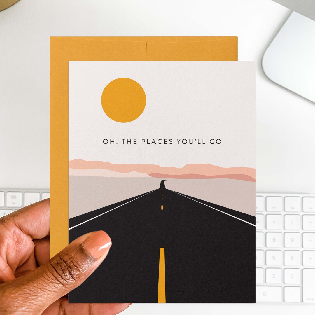 Oh the Places Grad Greeting Card | Grad Congratulations Card | Graduation Card | Card for Her or Him | Graduate Card | High School Grad | MakerPlace by Michaels Oh the Places Grad Greeting Card | Grad Congratulations Card | Graduation Card | Card for Her or Him | Graduate Card | High School Grad | MakerPlace by Michaels